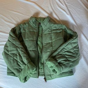 Green Quilted Jacket